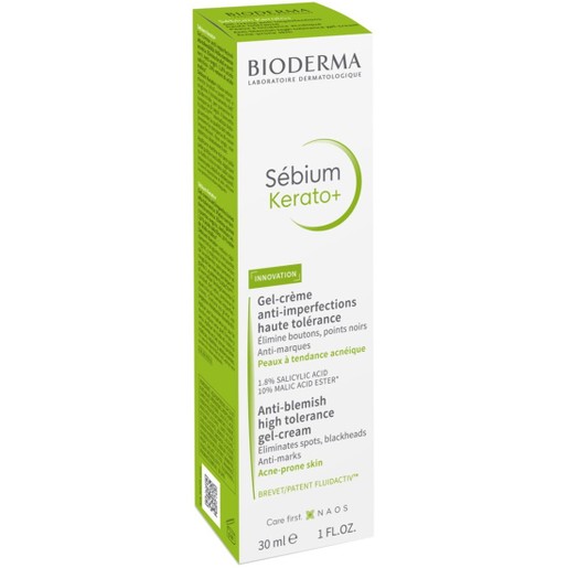 Bioderma Sebium Kerato+ Anti-Blemish High Tolerance Gel-Cream 30ml Bioderma Sebium Kerato+ Anti-Blemish High Tolerance Gel-Cream 30ml