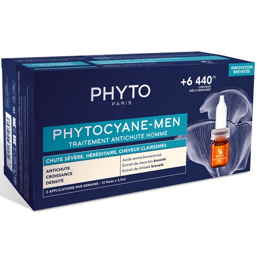 Phyto Phytocyane Anti-Hair Loss Treatment for Men 12vials x 3,5ml Phyto Phytocyane Anti-Hair Loss Treatment for Men 12vials x 3,5ml