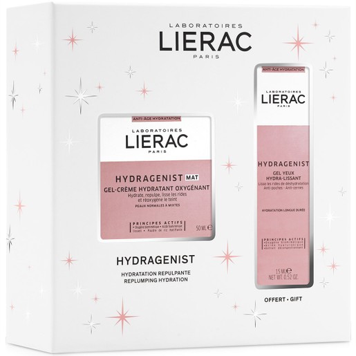 Lierac Promo Hydragenist Gift Set Moisturizing Gel-Cream Mat 50ml & Δώρο Gel Yeux Hydra Lissant 15ml Lierac Promo Hydragenist Gift Set Moisturizing Gel-Cream Mat 50ml & Δώρο Gel Yeux Hydra Lissant 15ml