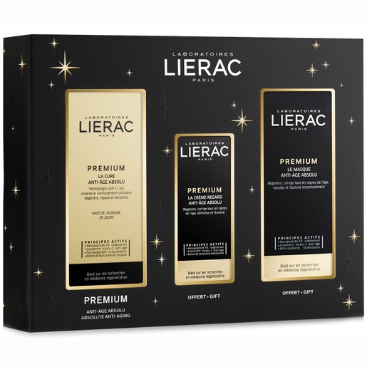 Lierac Promo Premium Gift Set La Cure Anti-Age Absolu 30ml & Δώρο Yeux Anti-Aging Absolu 15ml & La Masque 75ml Lierac Promo Premium Gift Set La Cure Anti-Age Absolu 30ml & Δώρο Yeux Anti-Aging Absolu 15ml & La Masque 75ml