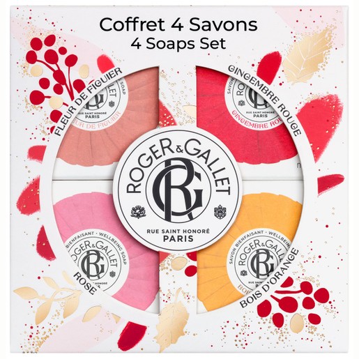 Roger & Gallet Gift Set Fleur de Figuier Soap Bar 50g & Rose Soap Bar 50g & Gingembre Rouge Soap Bar 50g & Bois D\' Orange Soap Bar 50g Roger & Gallet Gift Set Fleur de Figuier Soap Bar 50g & Rose Soap Bar 50g & Gingembre Rouge Soap Bar 50g & Bois D\' Orange Soap Bar 50g