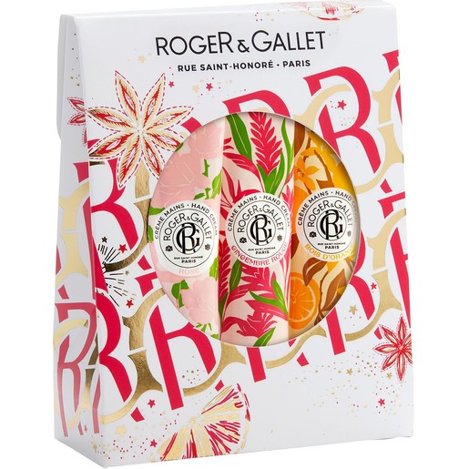 Roger & Gallet Promo Hand Cream Trio Gingembre Rouge 30ml & Rose 30ml & Bois d\' Orange 30ml