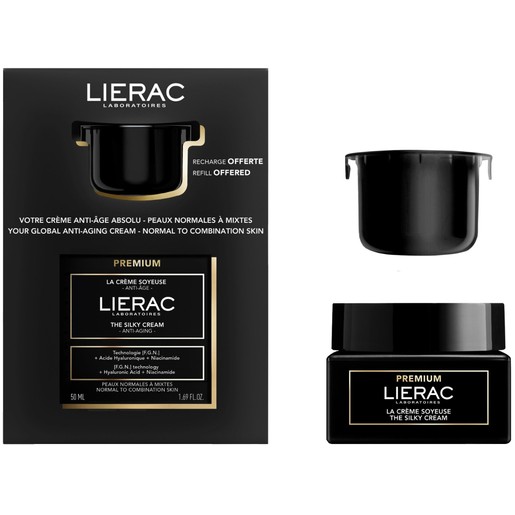 Lierac Promo Premium The Silky Cream 50ml & Refill 50ml Lierac Promo Premium The Silky Cream 50ml & Refill 50ml