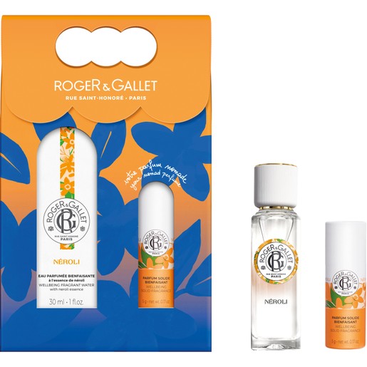 Roger & Gallet Promo Neroli Wellbeing Fragrant Water 30ml & Solid Fragrance 5g Roger & Gallet Promo Neroli Wellbeing Fragrant Water 30ml & Solid Fragrance 5g