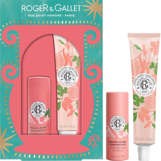 Roger & Gallet Promo Fleur De Figuier Sublimating Lip Balm 3,5g & Hand Cream 30ml