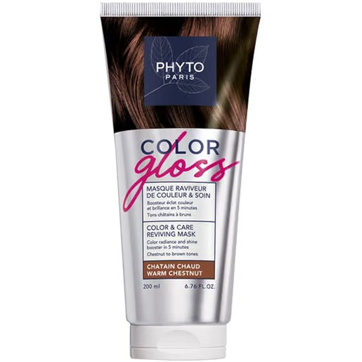 Phyto Color Gloss Care Reviving Mask 200ml - Warm Chestnut