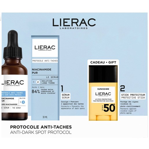 Lierac Promo Protocole Anti-Dark Spot Control Serum 30ml & Δώρο Sunissime Spf50+ The Protective Sun Stick 10g