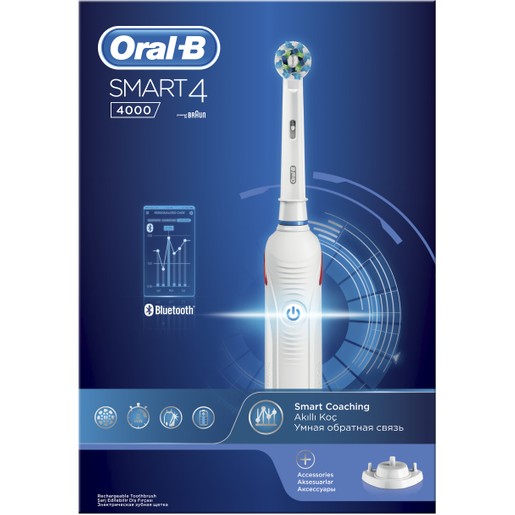 Oral-B Smart 4 4000 Ηλεκτρική Οδοντόβουρτσα Oral-B Smart 4 4000 Ηλεκτρική Οδοντόβουρτσα