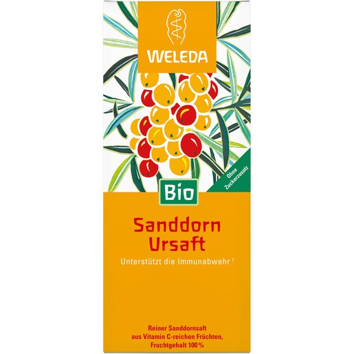 Weleda Sea Buckthorn Organic Juice without Sugar 250ml