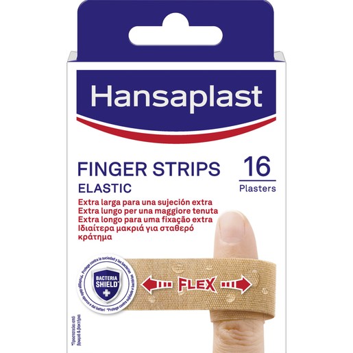 Hansaplast Finger Strips Elastic 16 Τεμάχια