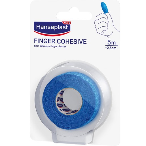 Hansaplast Med+ Finger Cohesive 5m x 2,5cm, 1 Τεμάχιο