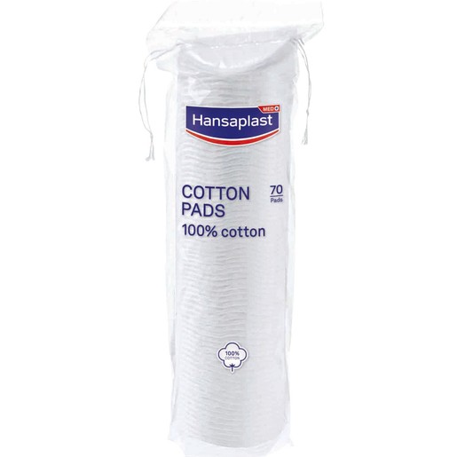 Hansaplast Cotton Pads 70 Τεμάχια