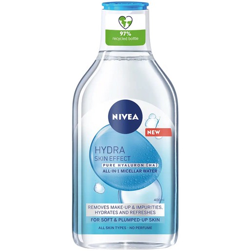 Nivea Hydra Skin Effect Pure Hyaluron All-in-1 Micellar Water 400ml