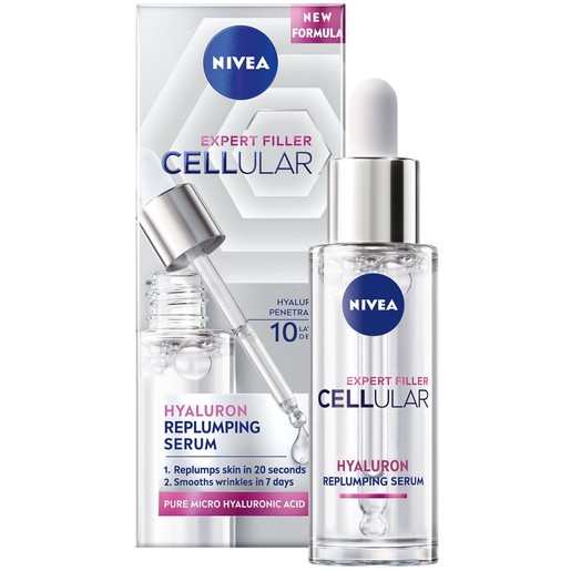 Nivea Expert Filler Cellular Hyaluron Replumpin Serum - 30ml