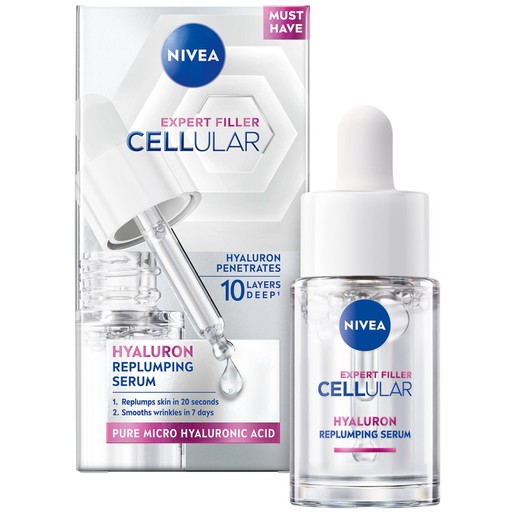 Nivea Expert Filler Cellular Hyaluron Replumping Serum - 15ml