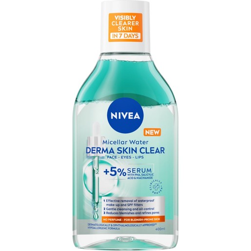 Nivea Derma Skin Clear Micellar Water 400ml Nivea Derma Skin Clear Micellar Water 400ml
