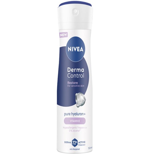 Nivea Derma Control Restore For Sensitive Skin Anti Perspirant Spray 150ml