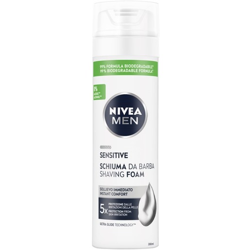 Nivea Men Shaving Sensitive Foam 200ml