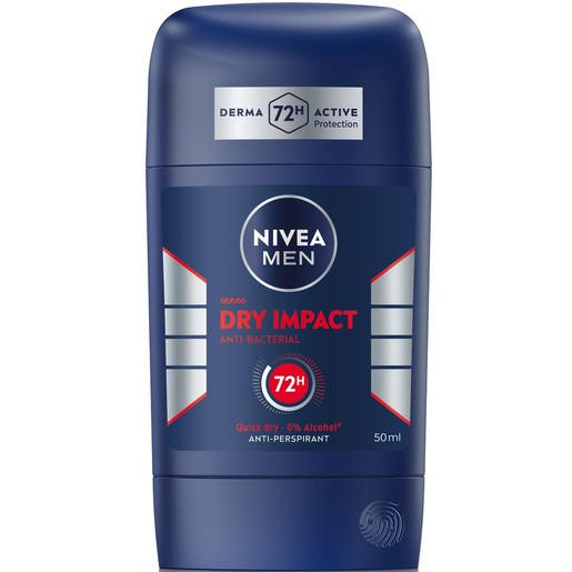 Nivea Men Dry Impact 72h Anti-Perspirant Stick 50ml