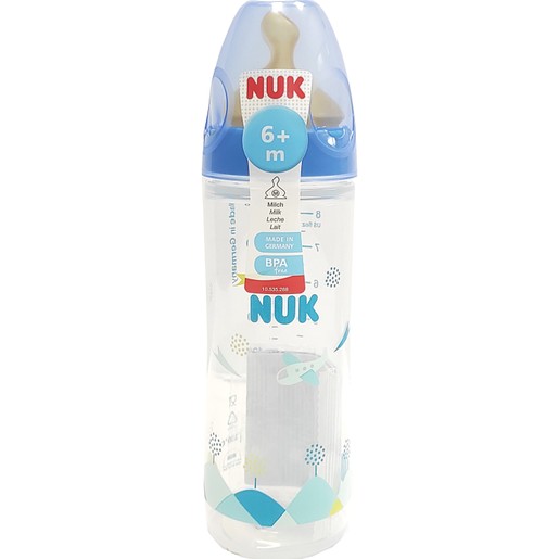 Nuk New Classic Πλαστικό Μπιμπερό με Θηλή Καουτσούκ Μεγέθους 2 (6-18 Μηνών) Medium Οπή 250ml Nuk New Classic Πλαστικό Μπιμπερό με Θηλή Καουτσούκ Μεγέθους 2 (6-18 Μηνών) Medium Οπή 250ml