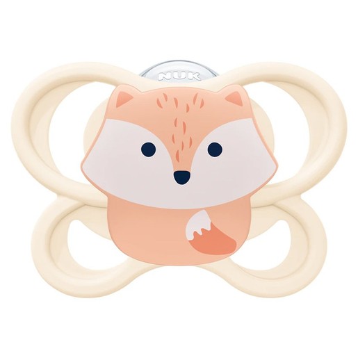 Nuk Perfect Match Air Silicone Soother 0-6m, 1 Τεμάχιο - Κρεμ