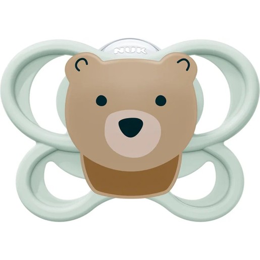 Nuk Perfect Match Air Silicone Soother 0-6m, 1 Τεμάχιο - Φυστικί - Καφέ