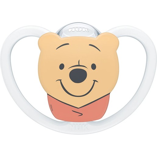 Nuk Perfect Match Air Silicone Soother 0-6m, 1 Τεμάχιο- Winnie The Pooh Λευκό