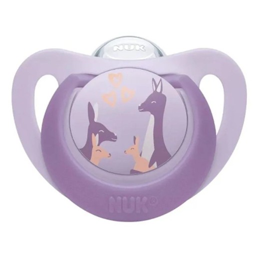 Nuk First Choice Silicone Soother 18-36m 1 Τεμάχιο - Λιλά - Μωβ 