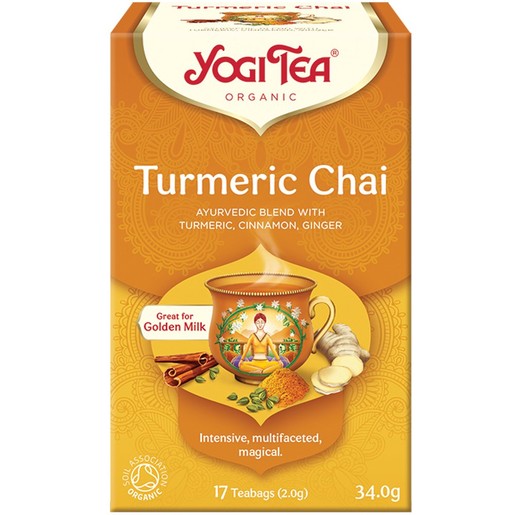 Yogi Tea Turmeric Chai 17 Teabags (17 Φακελάκια x 2,0g)