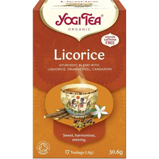 Yogi Tea Licorice 17 Teabags (17 Φακελάκια x 1,8g)