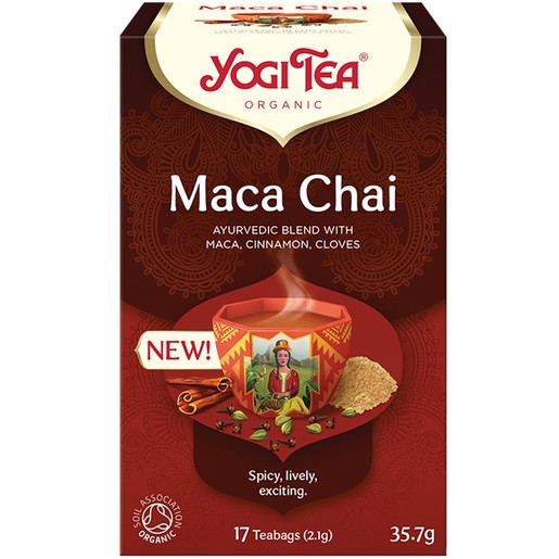 Yogi Tea Maca Chai 17 Teabags (17 Φακελάκια x 2,1g)