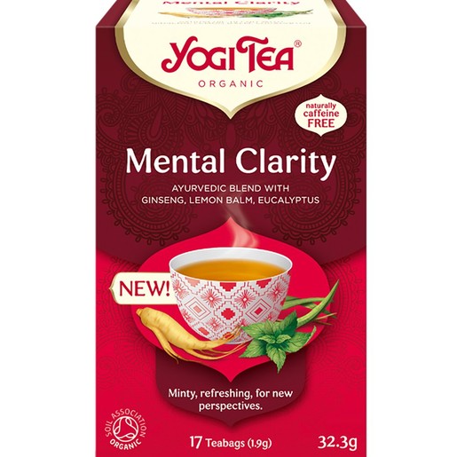 Yogi Tea Mental Clarity 17 Teabags (17 Φακελάκια x 1,9g)