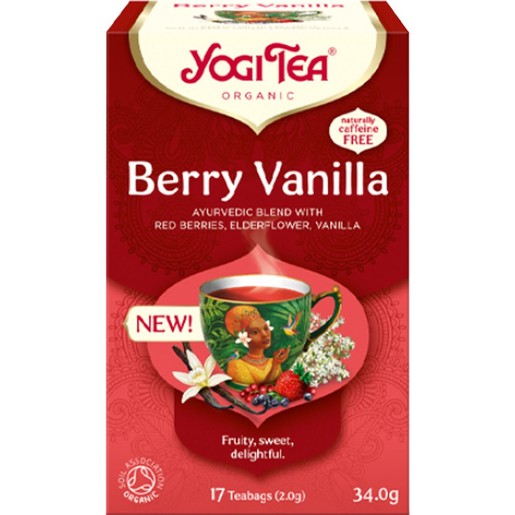 Yogi Tea Berry Vanilla 17 Teabags (17 Φακελάκια x 2,0g)