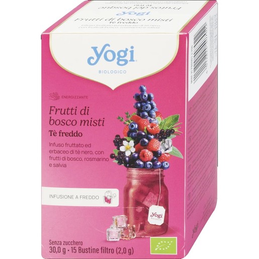 Yogi Cold Brew ΒΙΟ Berry Mix 30g (15 Φακελάκια x 2.0g)