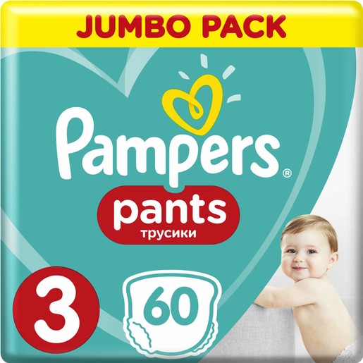 Pampers Pants Jumbo Pack Νο3 (6-11kg) 60 πάνες
