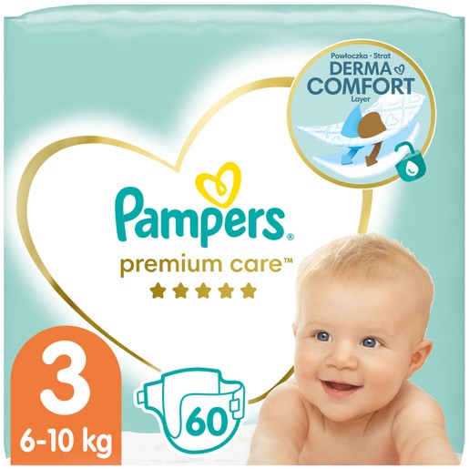 Pampers Premium Care Νο3 (6-10kg) 60 πάνες