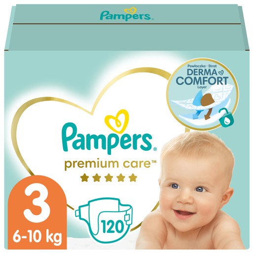 Pampers Premium Care Νο3 (6-10kg) 120 πάνες