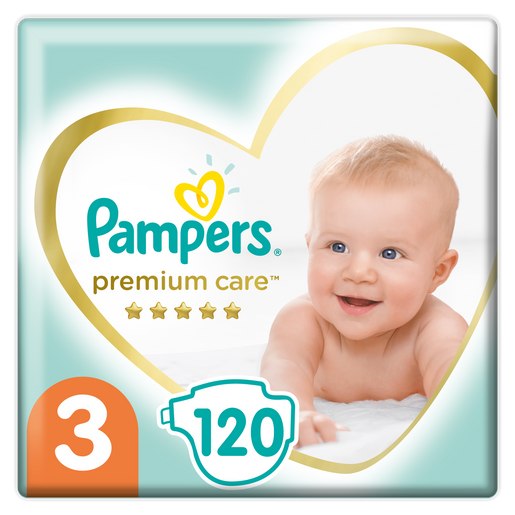 Pampers Premium Care Νο3 (5-9kg) 120 πάνες Pampers Premium Care Νο3 (5-9kg) 120 πάνες