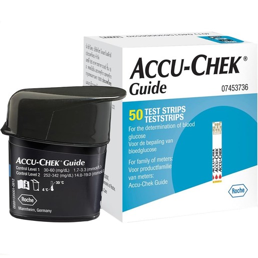 Accu-Chek Guide Test Strips 50 Τεμάχια Accu-Chek Guide Test Strips 50 Τεμάχια