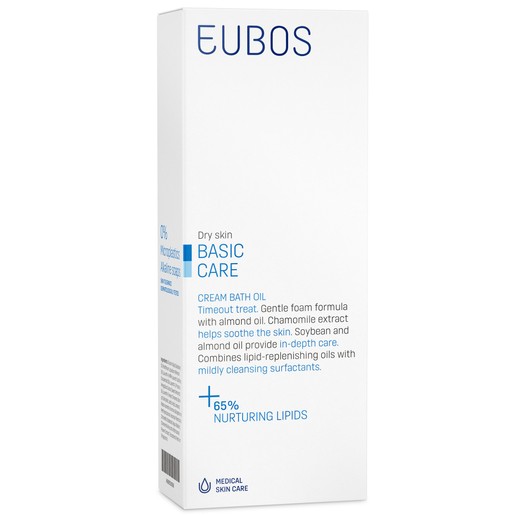 Eubos Bath Oil Ελαιώδες Αφρόλουτρο για τον Βαθύ Καθαρισμό και την Περιποίηση του Ξηρού Δέρματος 200ml
