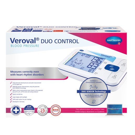 Hartmann Veroval Duo Control Ηλεκτρονικό Πιεσόμετρο Μπράτσου 1 Τεμάχιο Hartmann Veroval Duo Control Ηλεκτρονικό Πιεσόμετρο Μπράτσου 1 Τεμάχιο