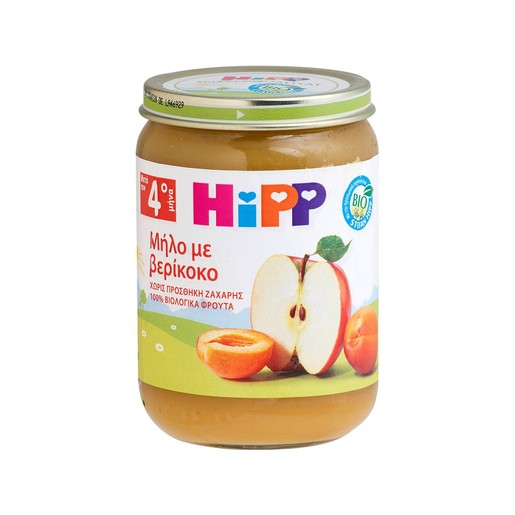 Hipp Βρεφική Φρουτόκρεμα με Μήλο & Βερίκοκο 190g