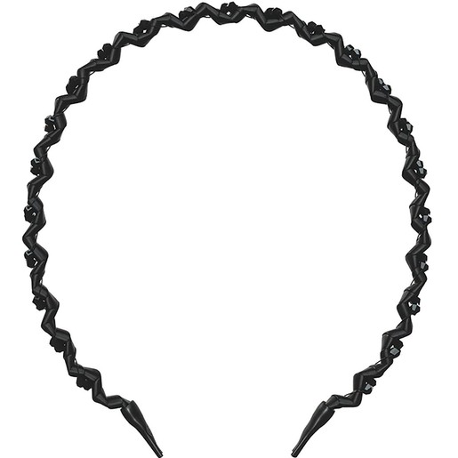 Invisibobble Hairhalo Adjustable Headband 1 Τεμάχιο - Black Sparkle