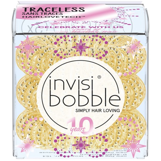 Invisibobble Original Time to Shine Collection Gold Rush 3 Τεμάχια Invisibobble Original Time to Shine Collection Gold Rush 3 Τεμάχια
