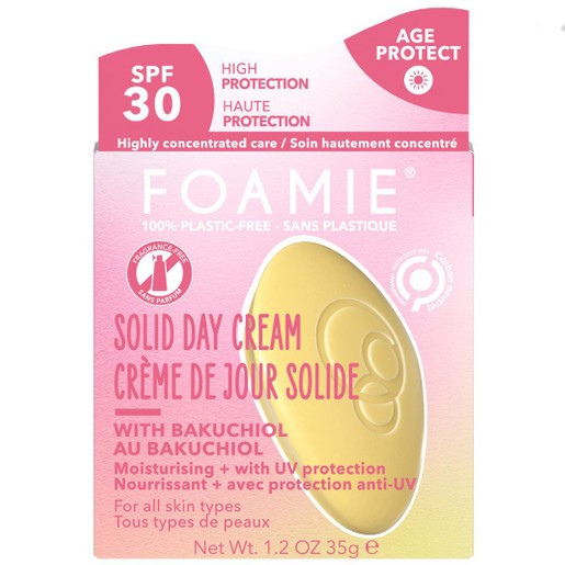 Foamie Solid Face Cream Bar Spf30 Slow Aging with Bakuchiol 35g
