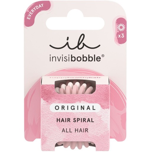 Invisibobble Original Hair Spiral 3 Τεμάχια - The Pinks