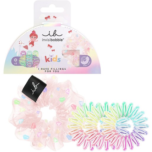 Invisibobble Promo Kids I Have Fillings For You Sprunchie 1 Τεμάχιο & Hair Spiral 3 Τεμάχια