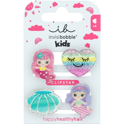 Invisibobble Clipstar Kids Mermaid Dreams  4 Τεμάχια