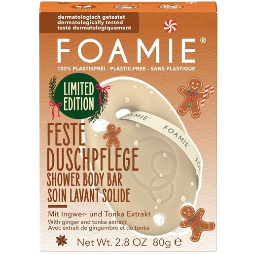 Foamie Limited Edition Gingerbread Cookie Shower Body Bar 80g
