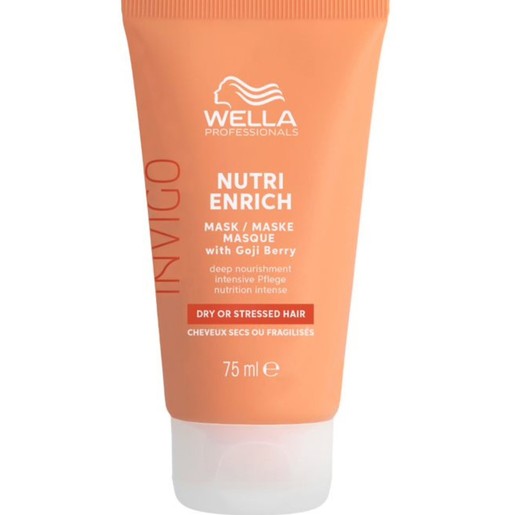 Wella Professionals Invigo Nutri Enrich Deep Nourishment Mask with Goji Berry for Dry or Stressed Hair Travel Size 75ml